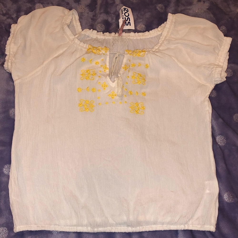 Woman’s white blouse
